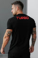 Turbo Font Typography Breathable Dry-Fit Tee