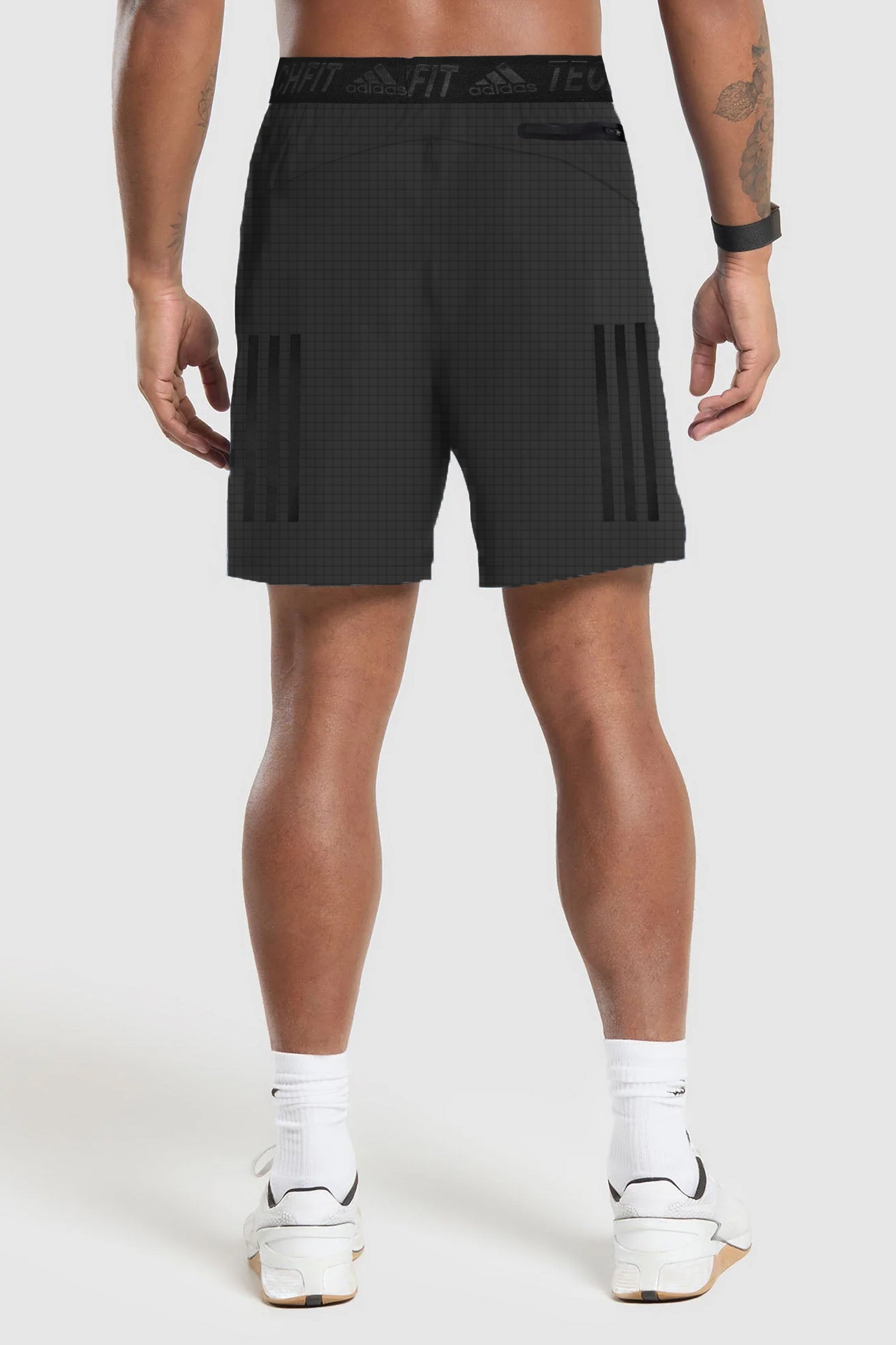 Adds Club 3-Stripes Tennis Shorts In Black