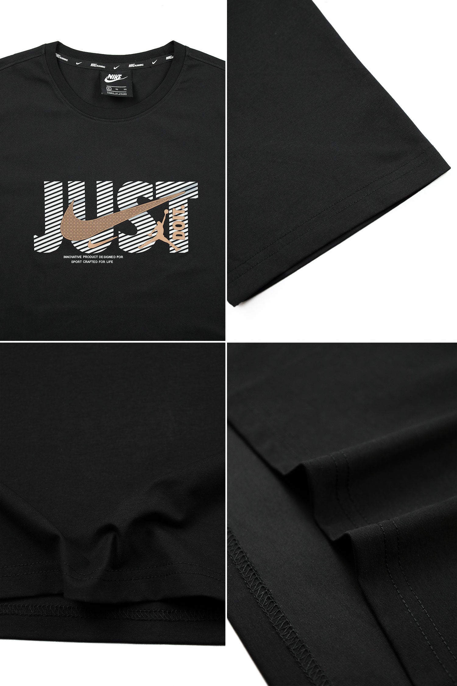 Nke x Jrdn Jst Do It Imported Round Neck T-Shirt