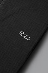 Turbo Holiday Outfit Stitchless Zip Style Men's Polo Shirt In Black
