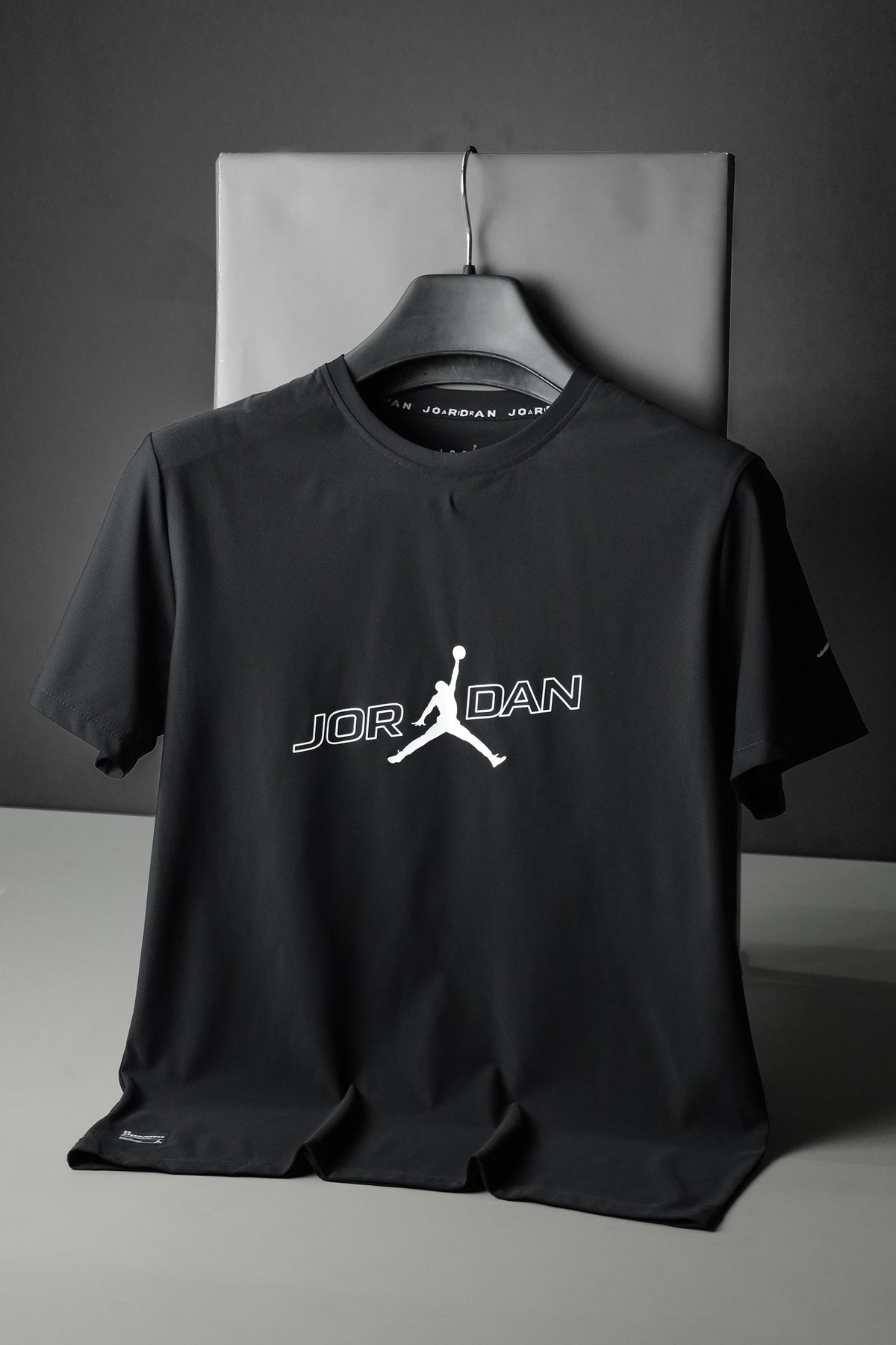 Jrdn Flight MVP Graphic Dry-Fit Tee In Black