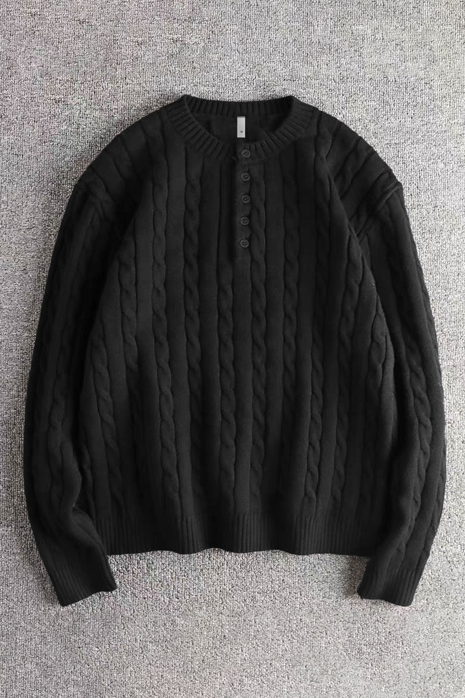 Turbo Cable Knit Jummper Imported Men's Sweater