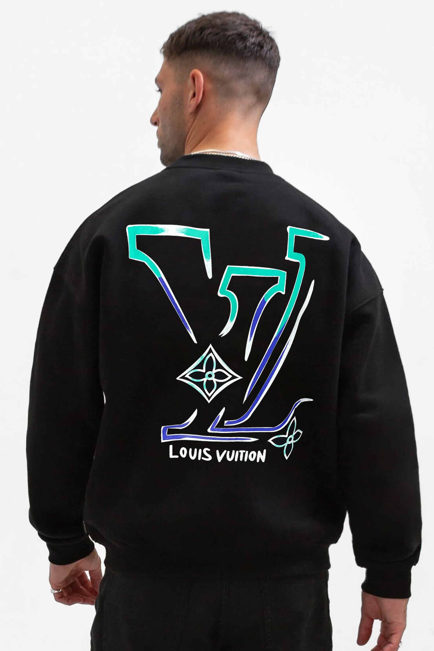 Luis Vten Designer Typography Full Sleeves Men's Sweatshirt