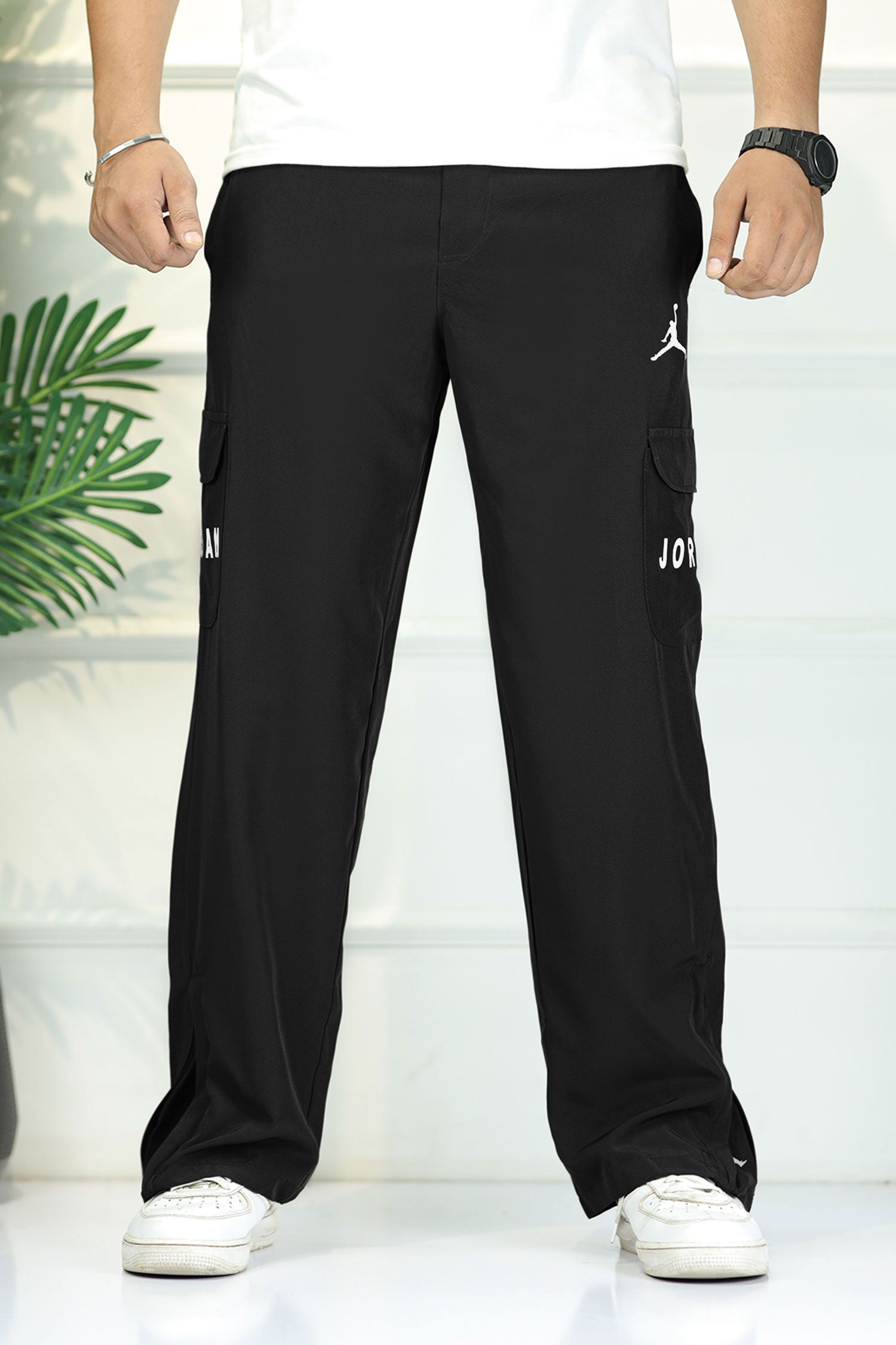 Jrdn 'Flare-Zip' Tactical Cargo-Style Micron Sportswear Trouser