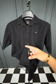 Turbo Artistic Touch Comfort Casual Shirt In Black