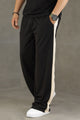 Turbo Jaxcion Striped Men's Trouser In Black