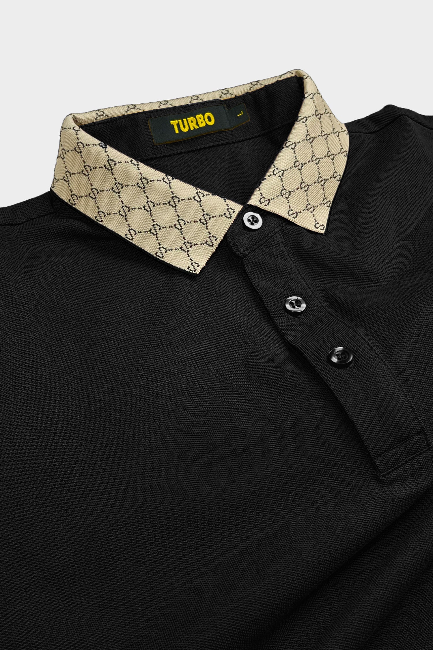 Turbo Bee Motif Polo Club Men's Polo Shirt