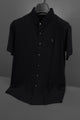 Turbo Urban Minimal Comfort Casual Shirt In Black