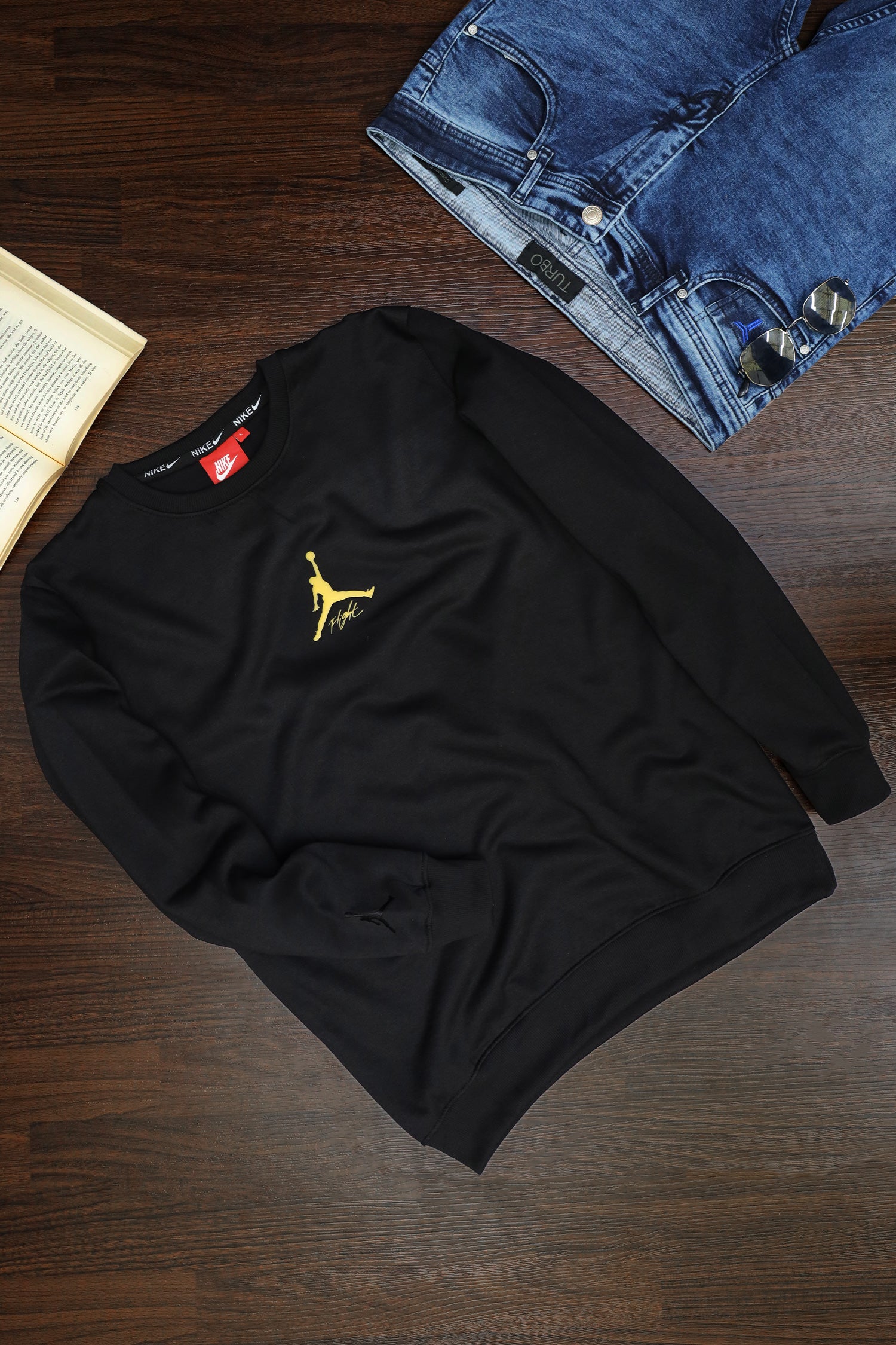 Nke X Jrdn Flight Heritage Full Sleeves Men's Sweatshirt