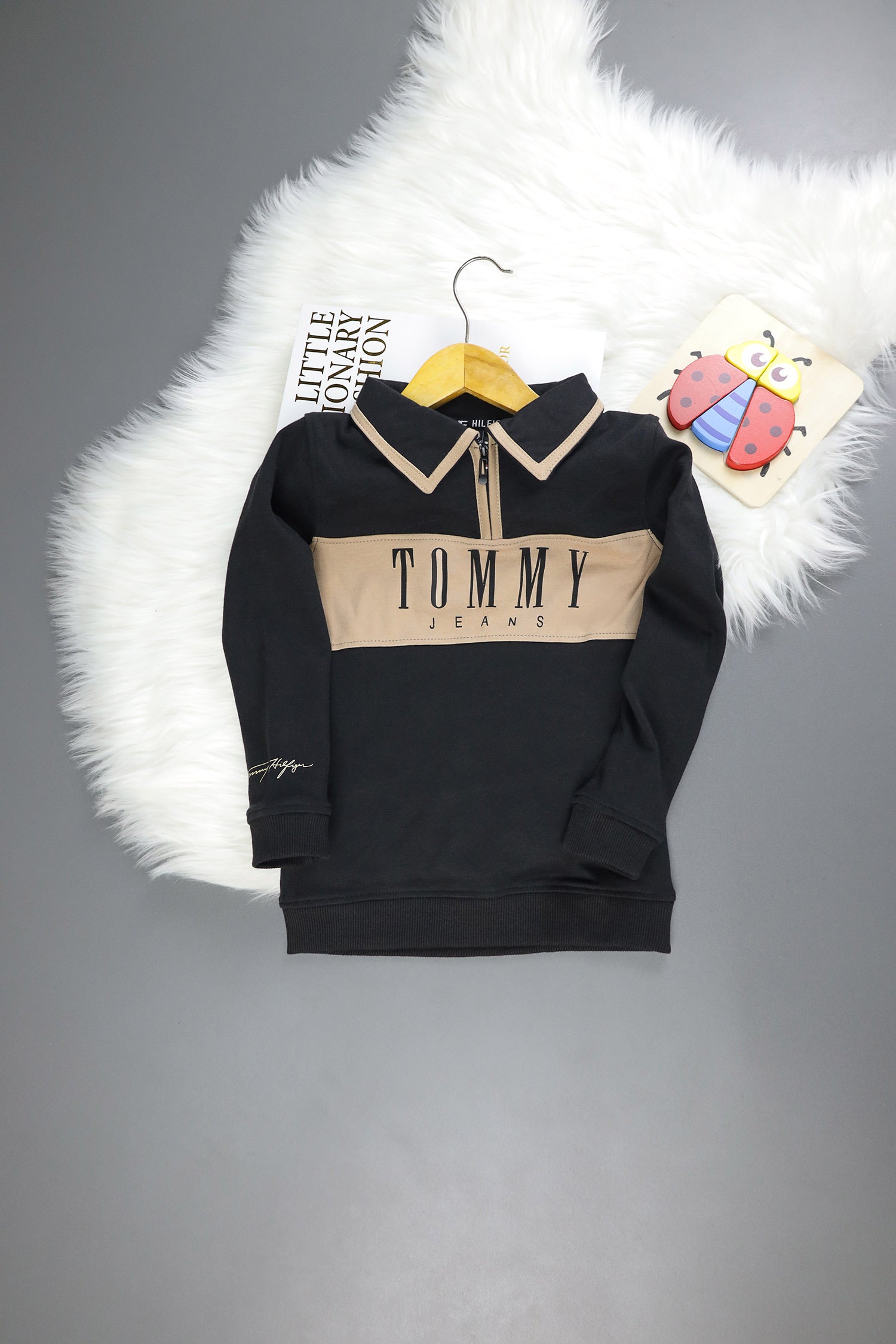 Tomy Hilfiger Varsity Coller Style Unisex Kids SweatShirt