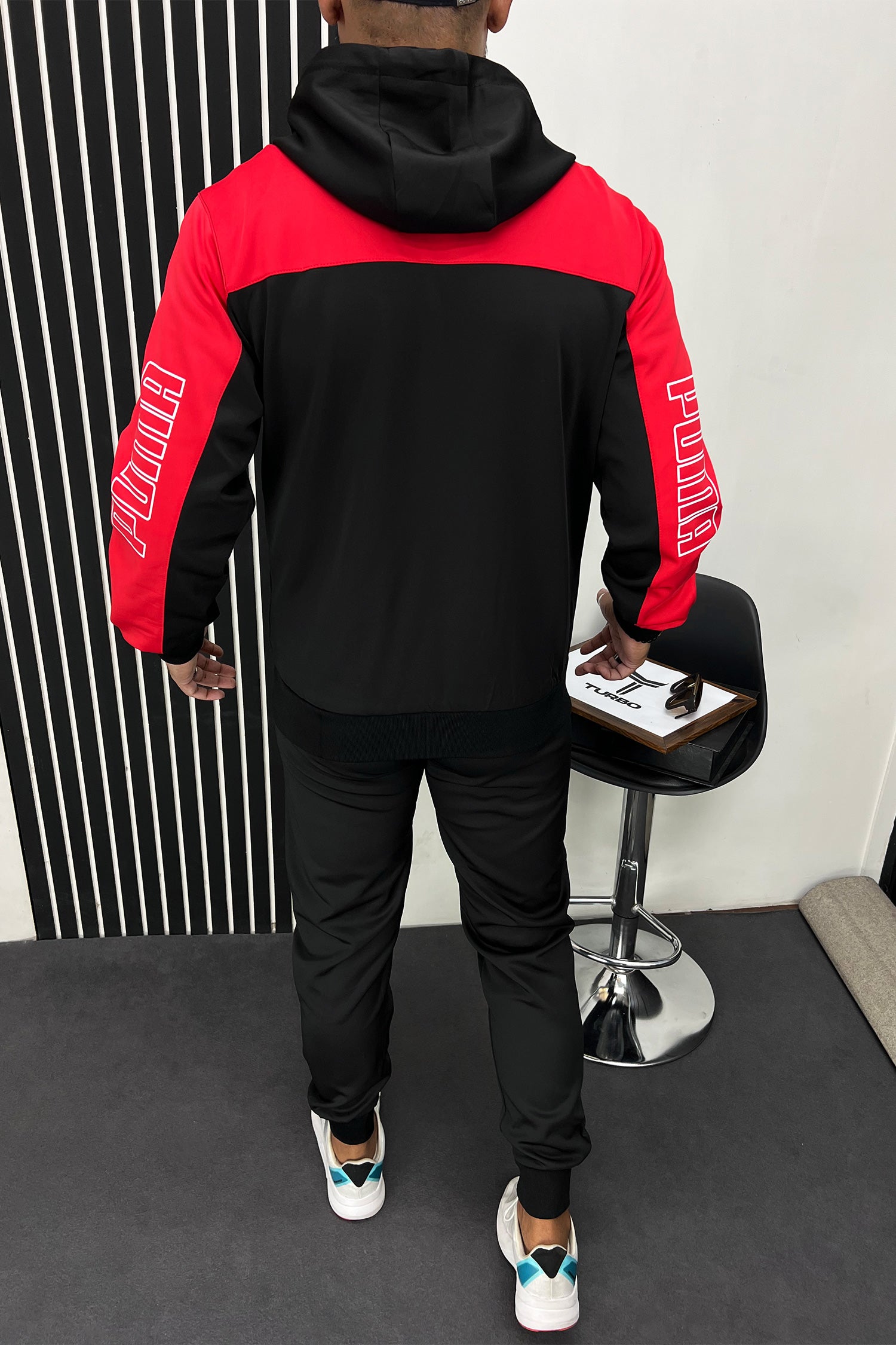 Ferrari x Pma Sportswear Men Zipper Tracksuit