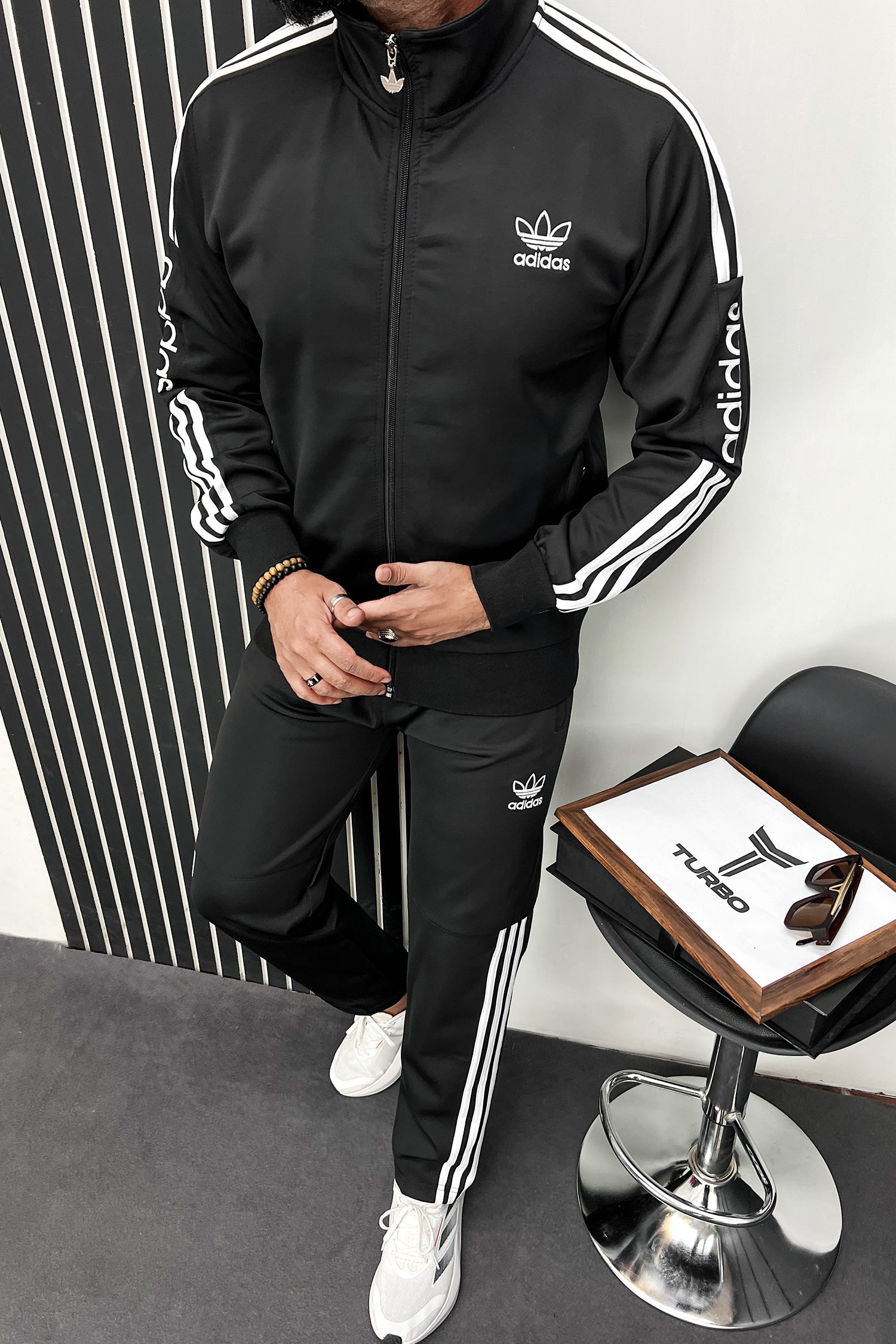 Adds Premium Sportswear Men Zipper Tracksuit