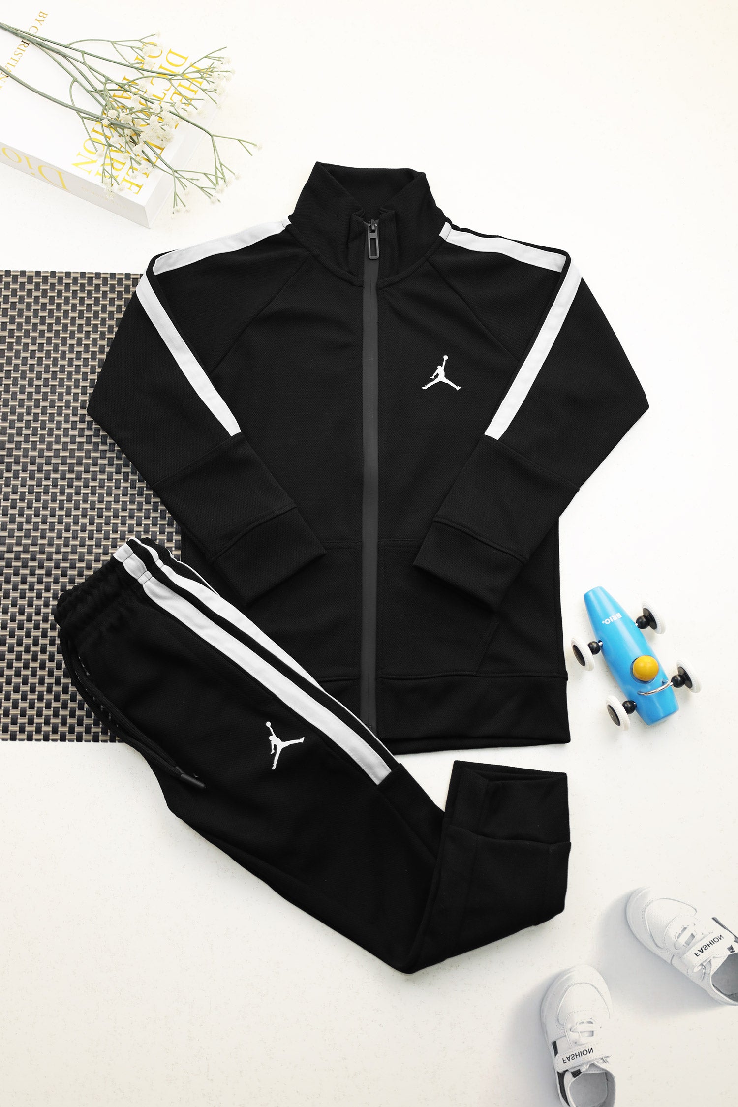 Jrdn Jumpman Signature Slogan Unisex Younger Kids Tracksuit