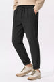 Turbo Urban-Fit Single Plate Waffle Trouser In Black