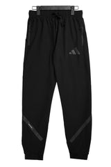 Adds Bottom Stripes Micro Premium Sportswear Trouser In Black