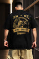 California Relaxed Graphic Oversize Tee In Black