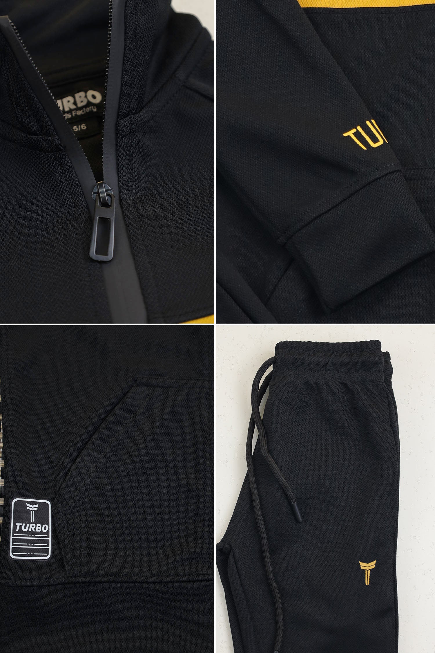 Turbo TrainFit Panel Unisex Younger Kids Tracksuit