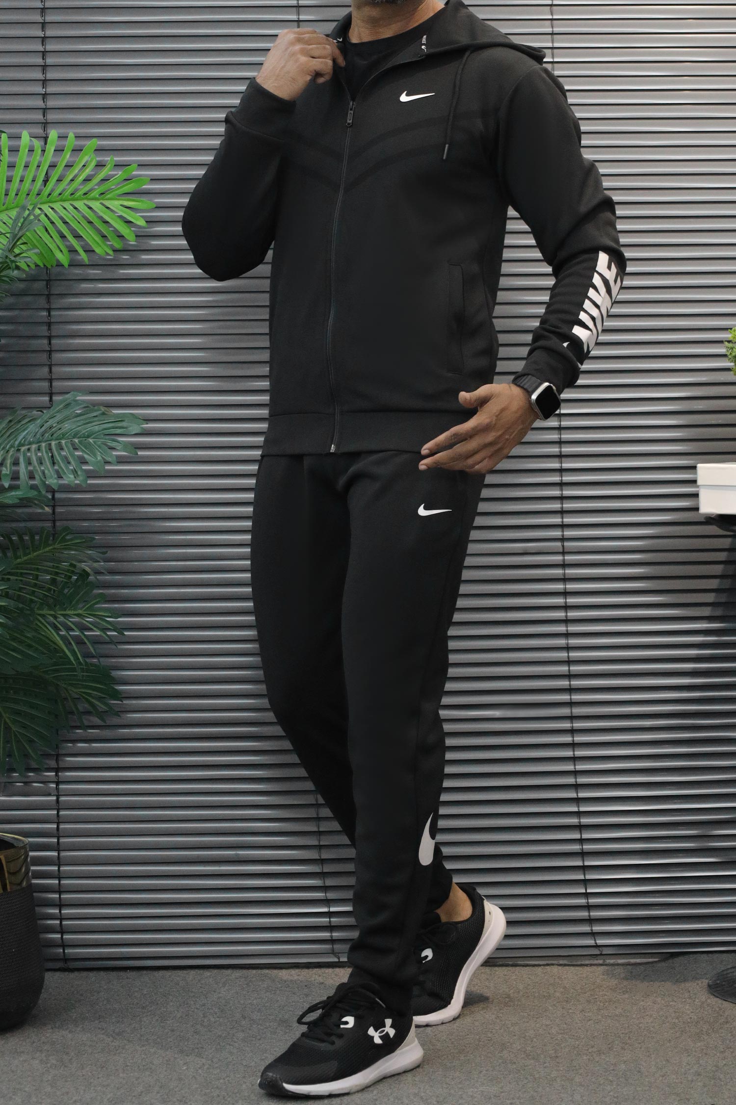 Nke Urban Edge Zipper Hooded Men's Co-Ord Set