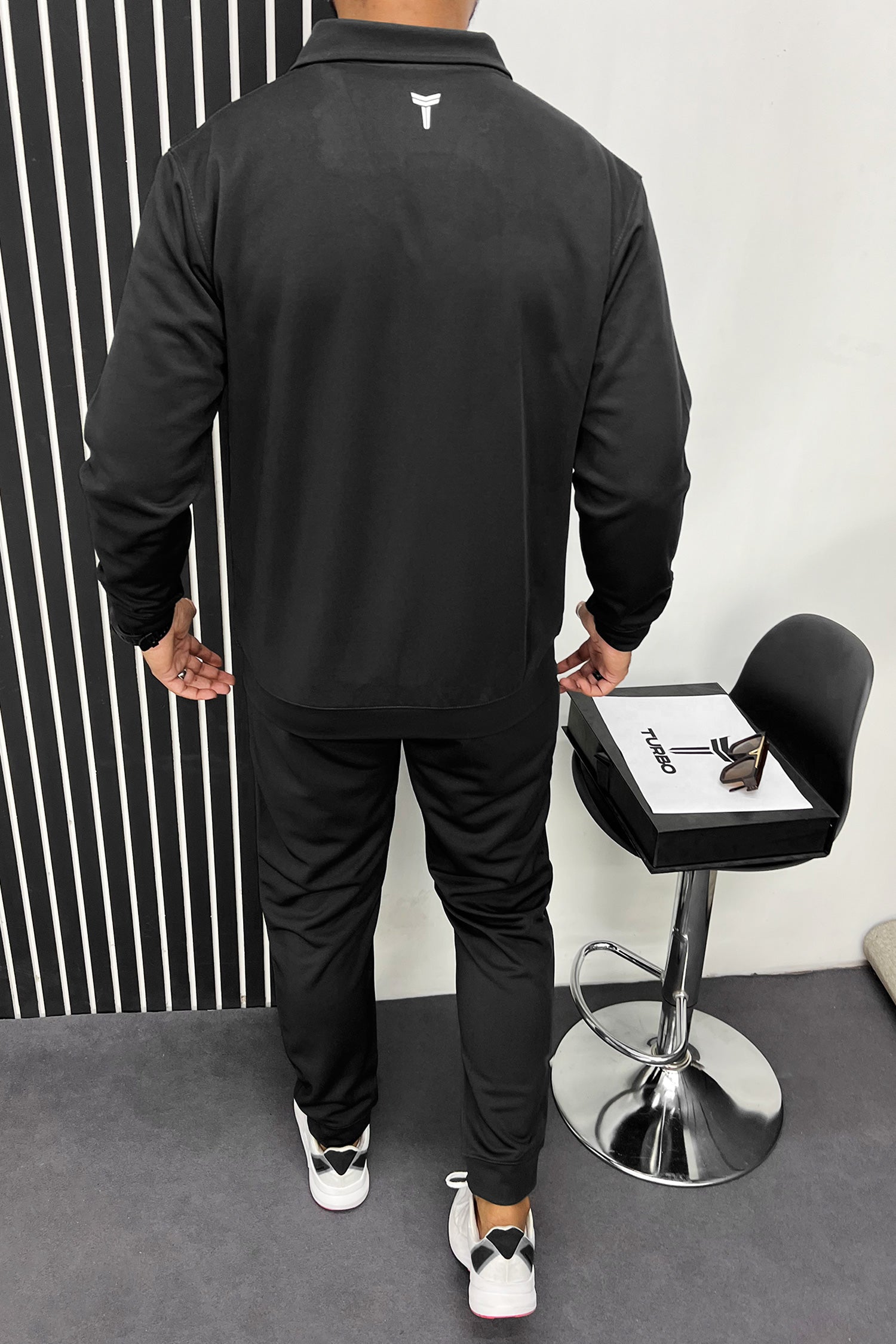 Turbo Pocket Style Men Tracksuit In Black Turbo Brands Factory
