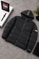 Nke Storm-Fit Windrunner Hooded Imported Puffer Jacket In Black