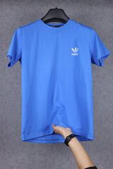 Adds AdiColor Signature Crew Neck Tee In Blue