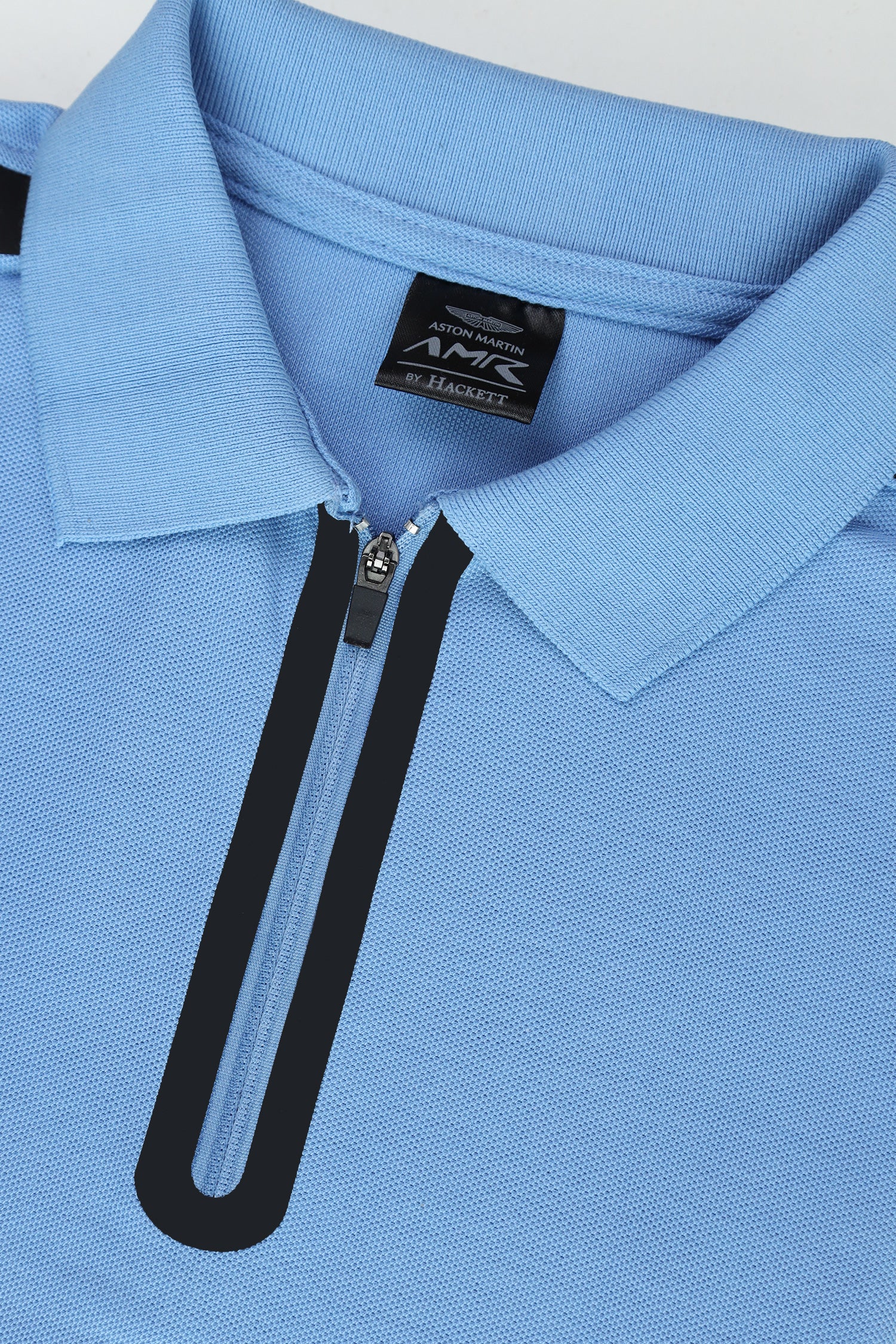 Hackt Lndn AMR Performance Zip-Placket Men's Polo Shirt