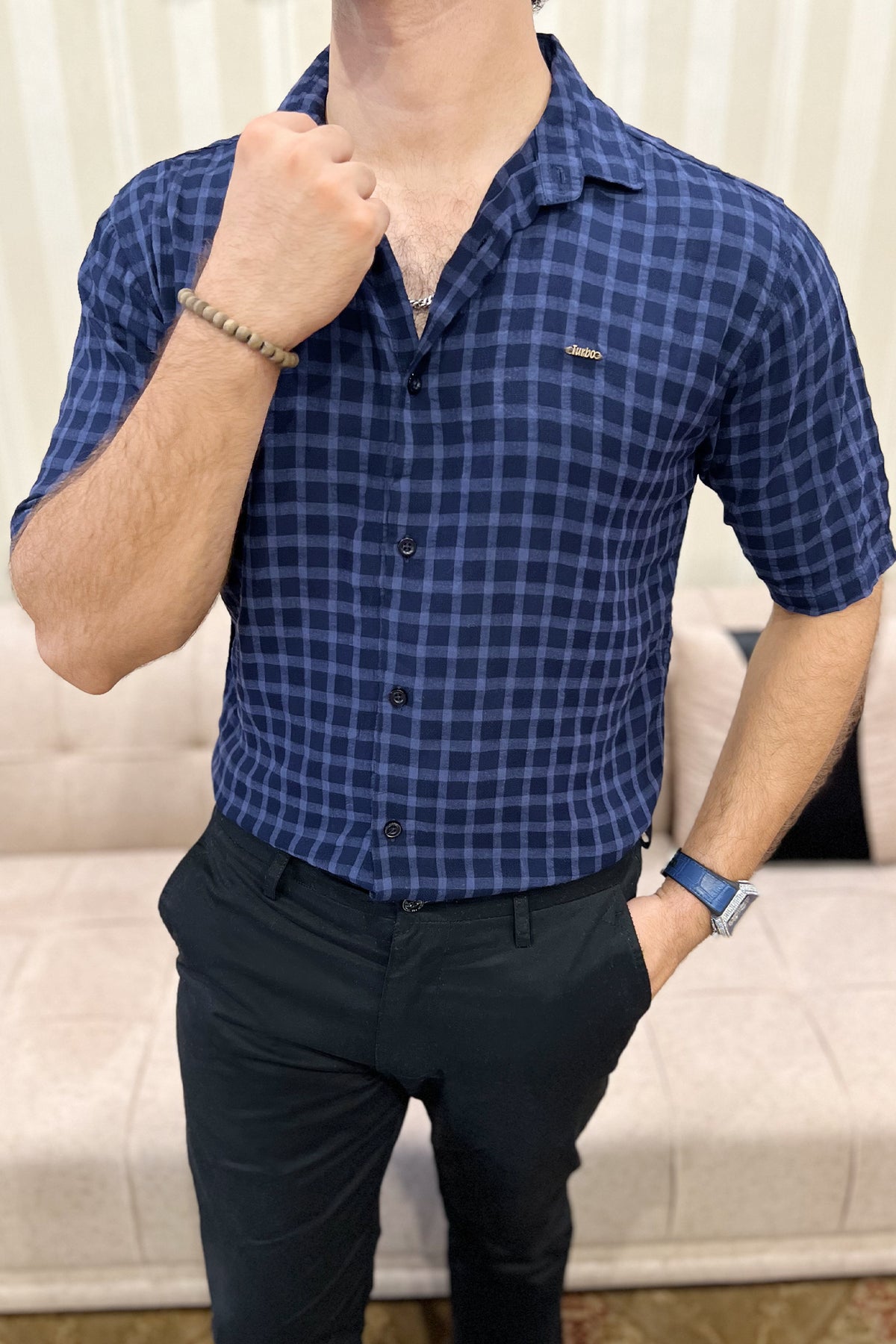 Turbo Premium Lightweight Half Sleeve Casual Shirt