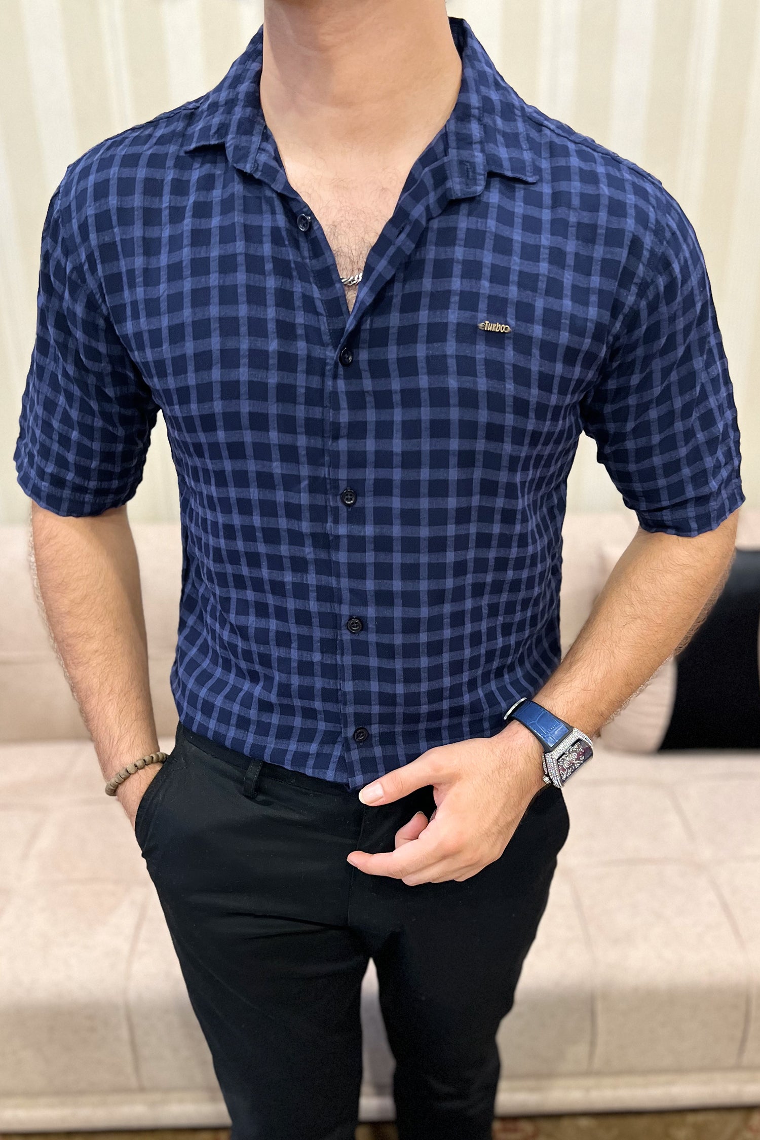 Turbo Premium Lightweight Half Sleeve Casual Shirt