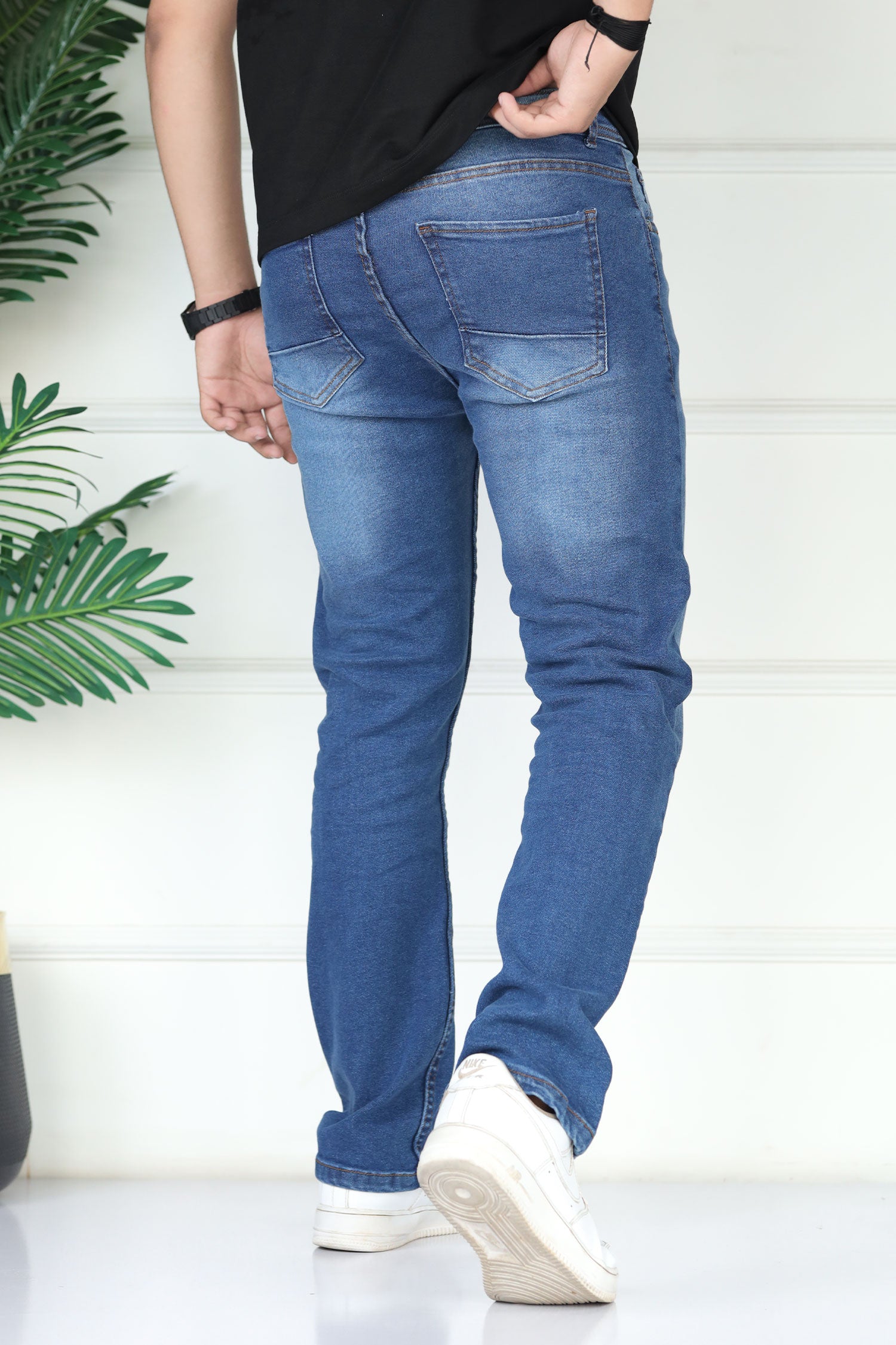 Turbo Axis Core Essential Slim Fit Jeans In Blue