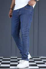 Smart World Slim Fit Turbo Jeans In Blue