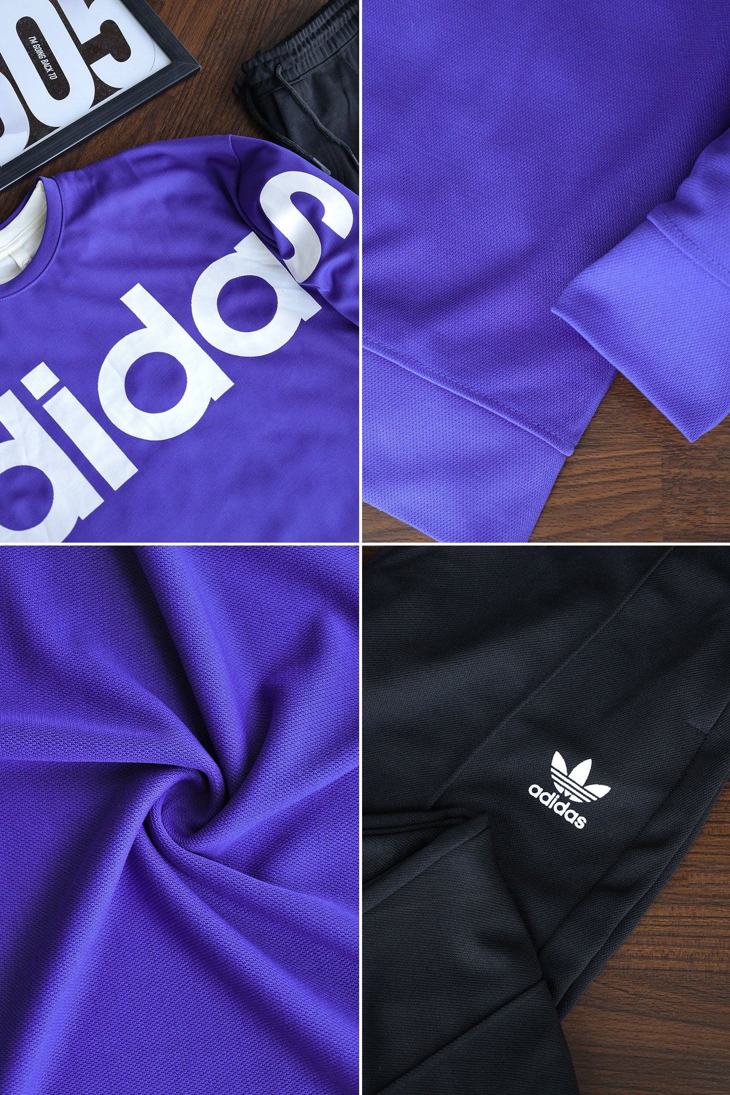 Adds Spellout Crew Round Neck Tracksuit