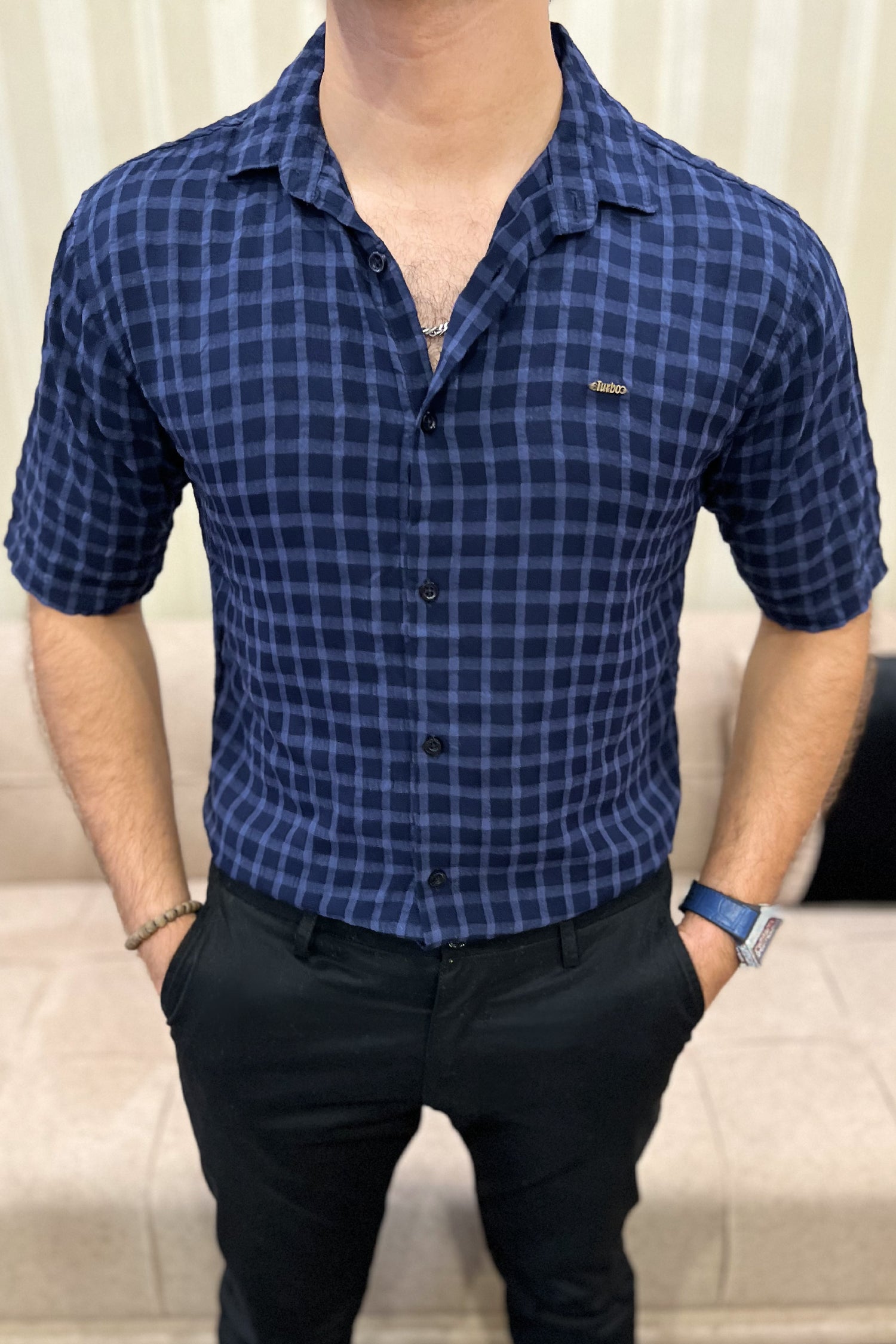 Turbo Premium Lightweight Half Sleeve Casual Shirt