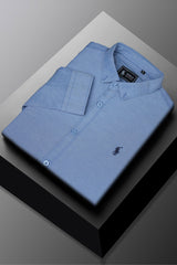 Polo Rph Lren Custom SlimFit Casual Shirt In Blue