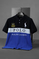 Plo Rph Lren Custom Fit In Two-Tone Men's Polo Shirt