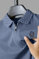 Turbo Abstract Zip Collar Men's Polo Shirt