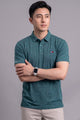 Tmy Modern Fit Performance Imp Dry-Fit Polo In Blue