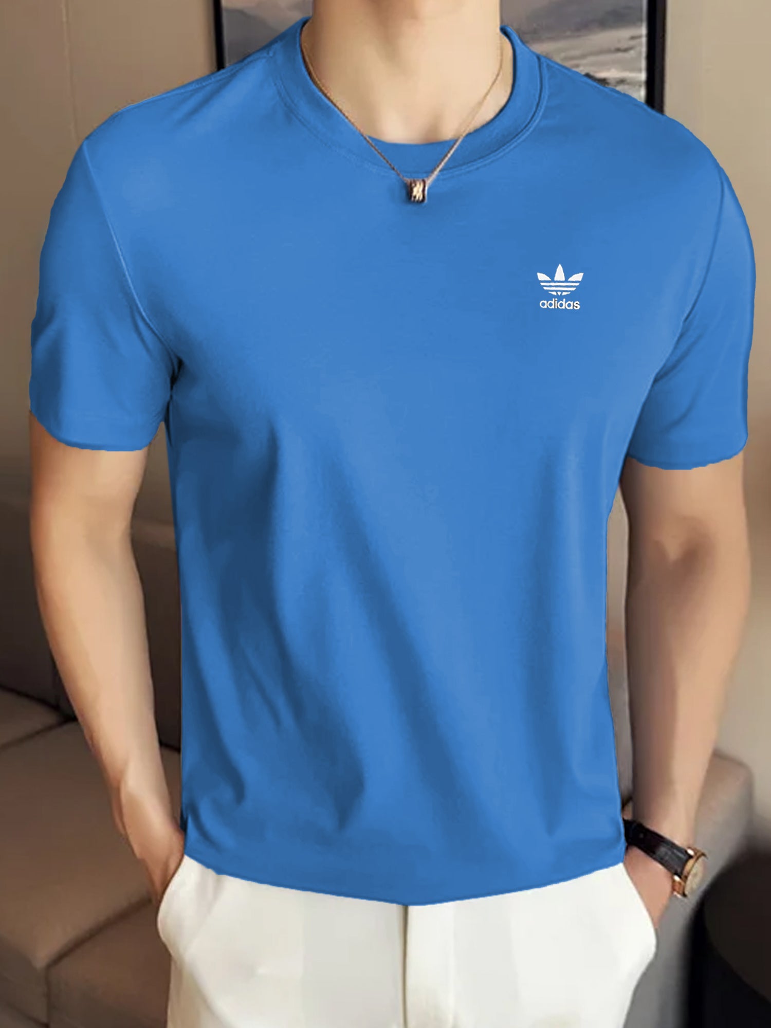 Adds AdiColor Signature Crew Neck Tee