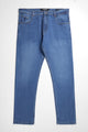 Turbo Big Size Men Comfort Fit Plain Slim-Fit Jeans In Blue