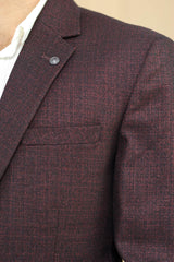 Classic Rich Chestnut Aura Mens Casual Blazer