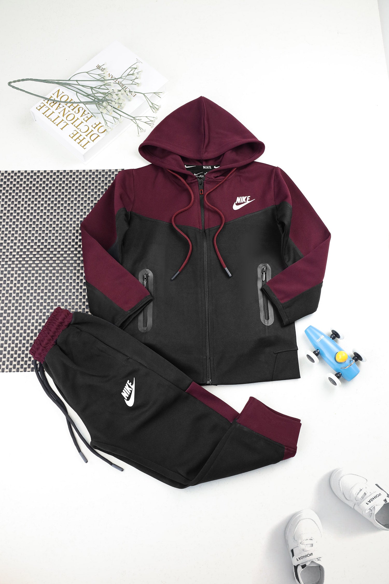 Nke Sportswear Tech Full-Zip Unisex Younger Kids Tracksuit