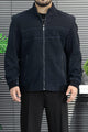 Geometric Block Patterned Imported Men's Wool Jacket
