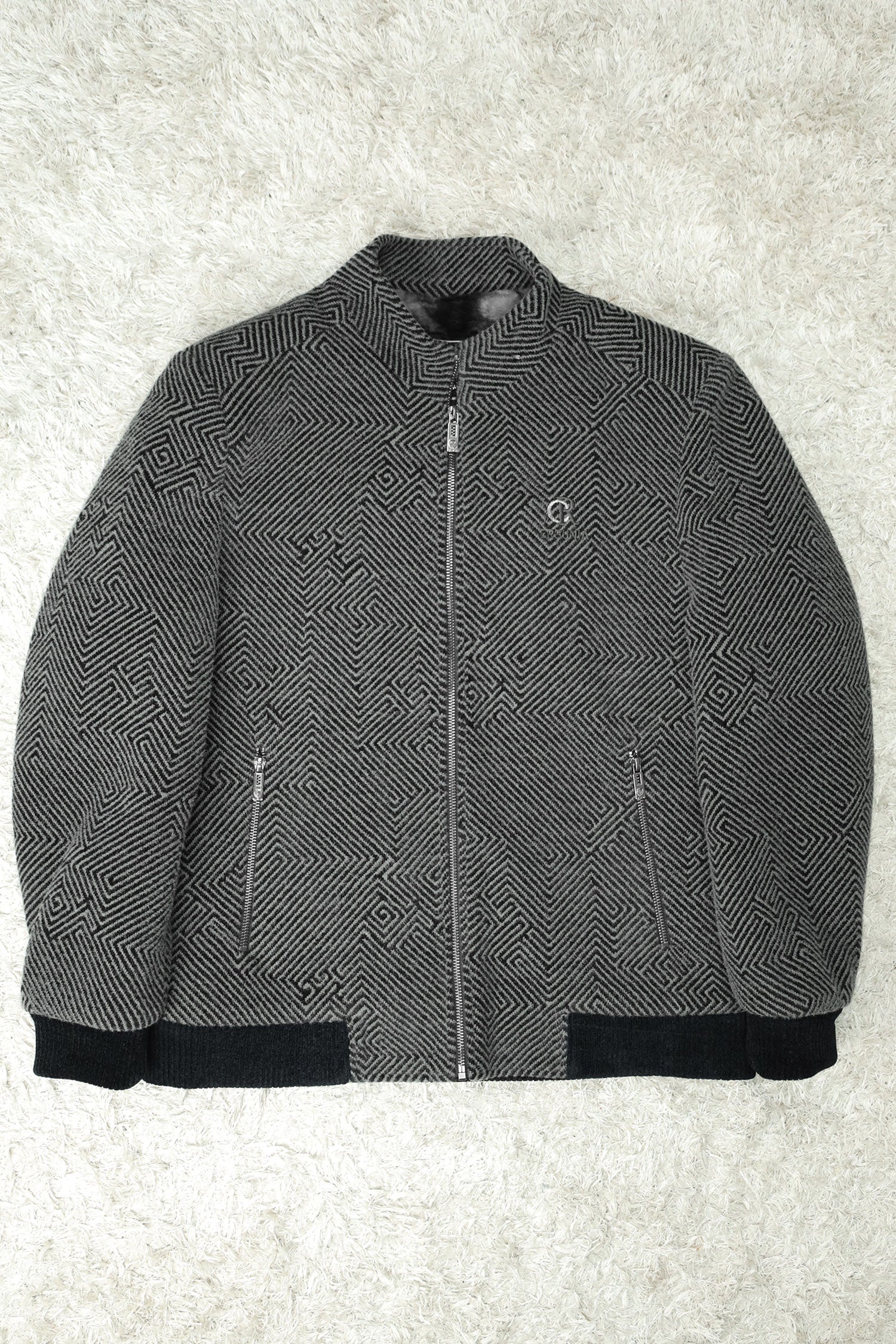 Patterened Stamp  Imported Men's Woolen Jacket