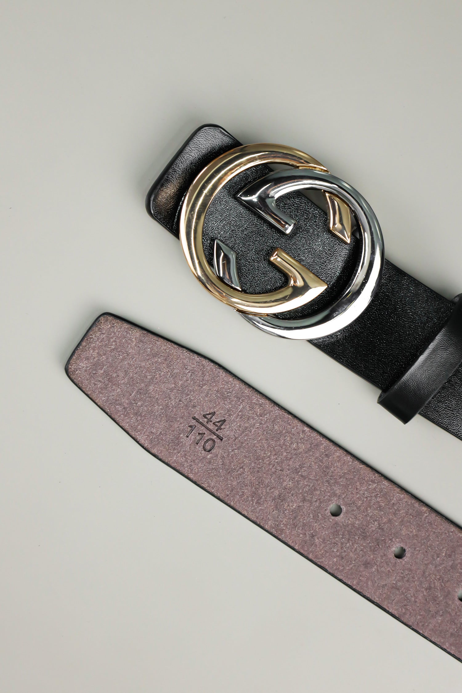 G Metal Alloy Automatic Buckle Branded Belt