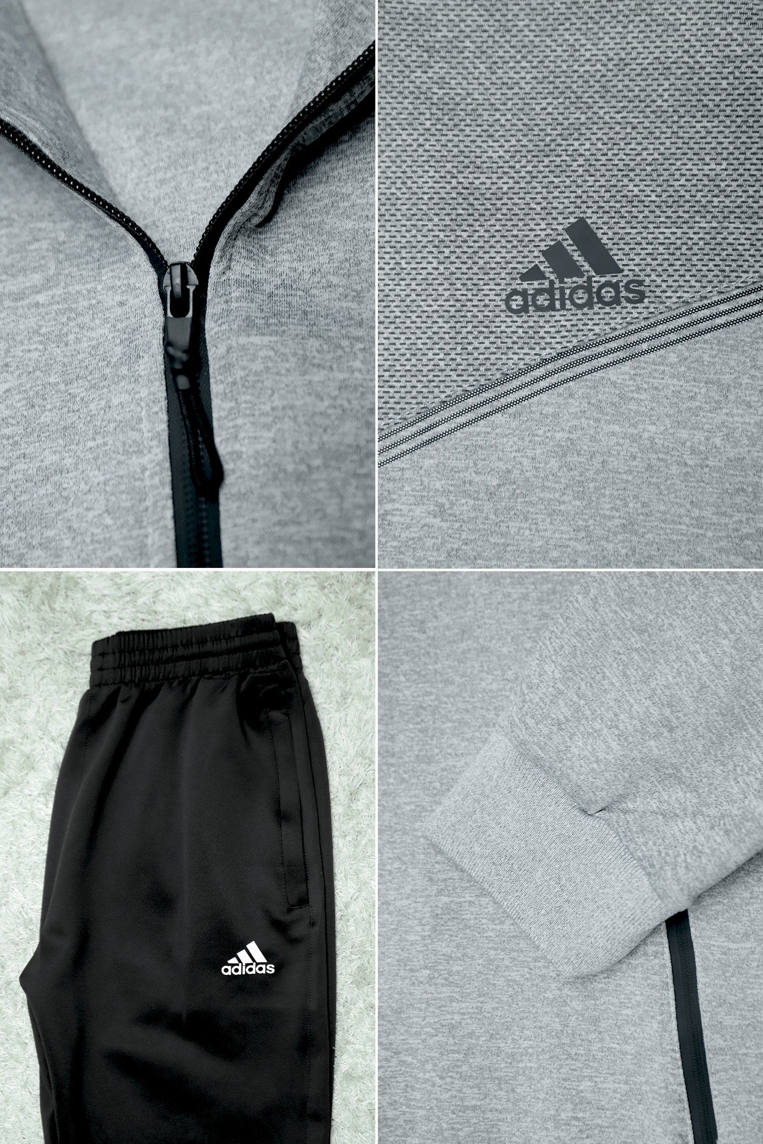 Adds Contrast Tone Sportswear Men Zipper Tracksuit