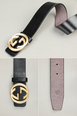 G Metal Alloy Automatic Buckle Branded Belt