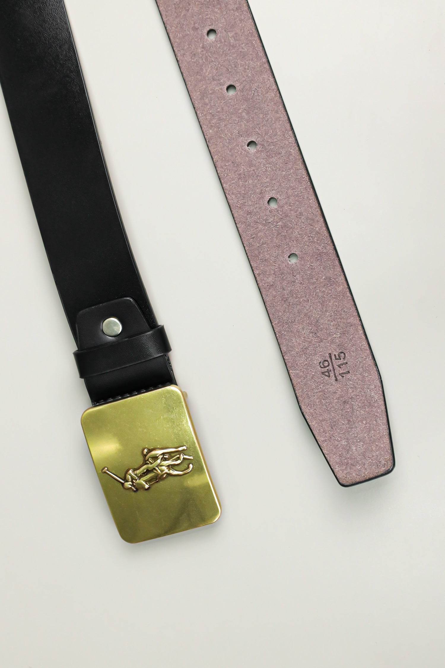 Polo Metal Alloy Automatic Buckle Branded Belt