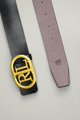 Rebk Metal Alloy Automatic Buckle Branded Belt