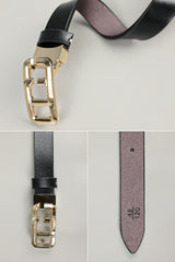 G Metal Alloy Automatic Buckle Branded Belt