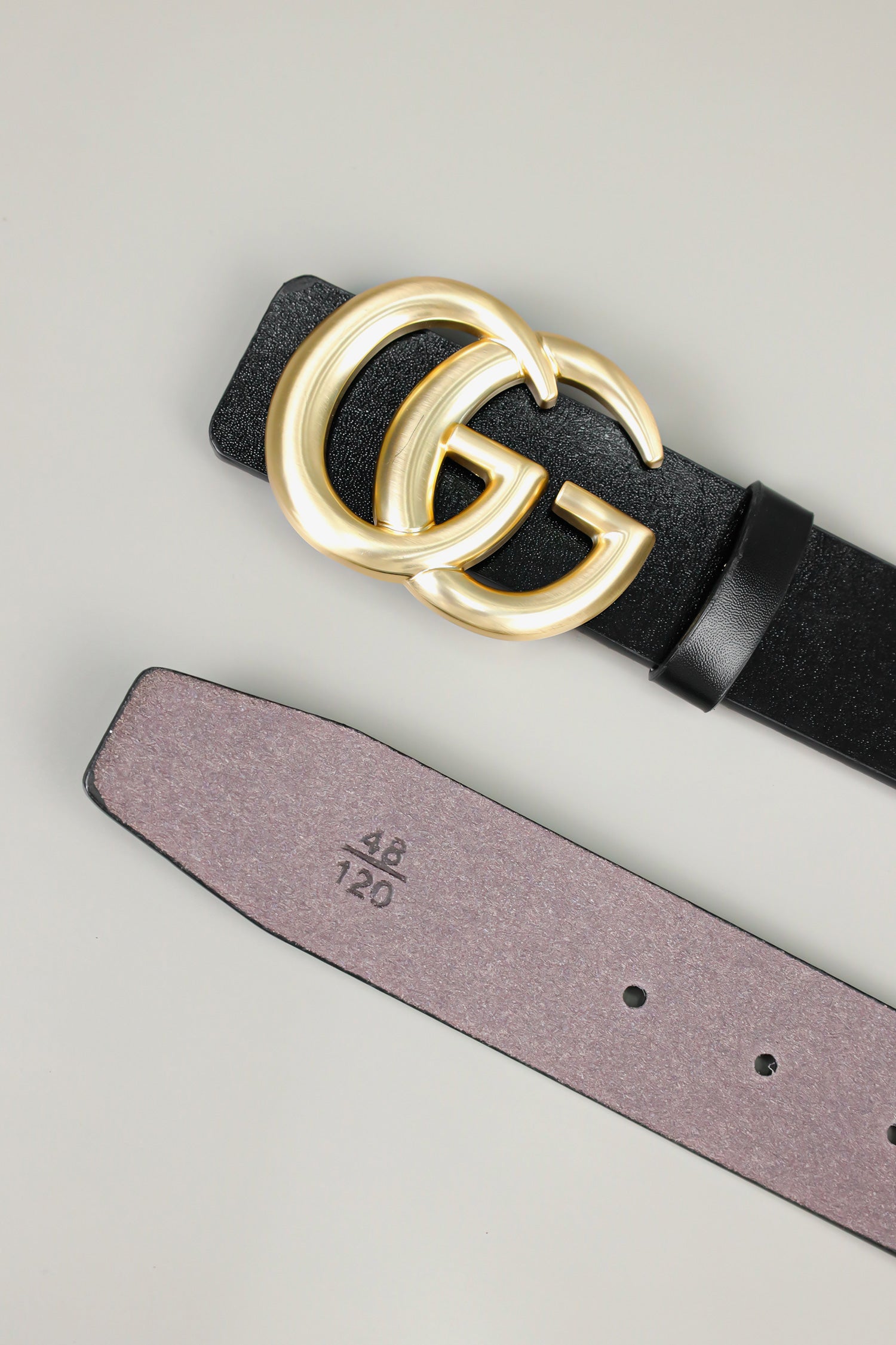 G Metal Alloy Automatic Buckle Branded Belt
