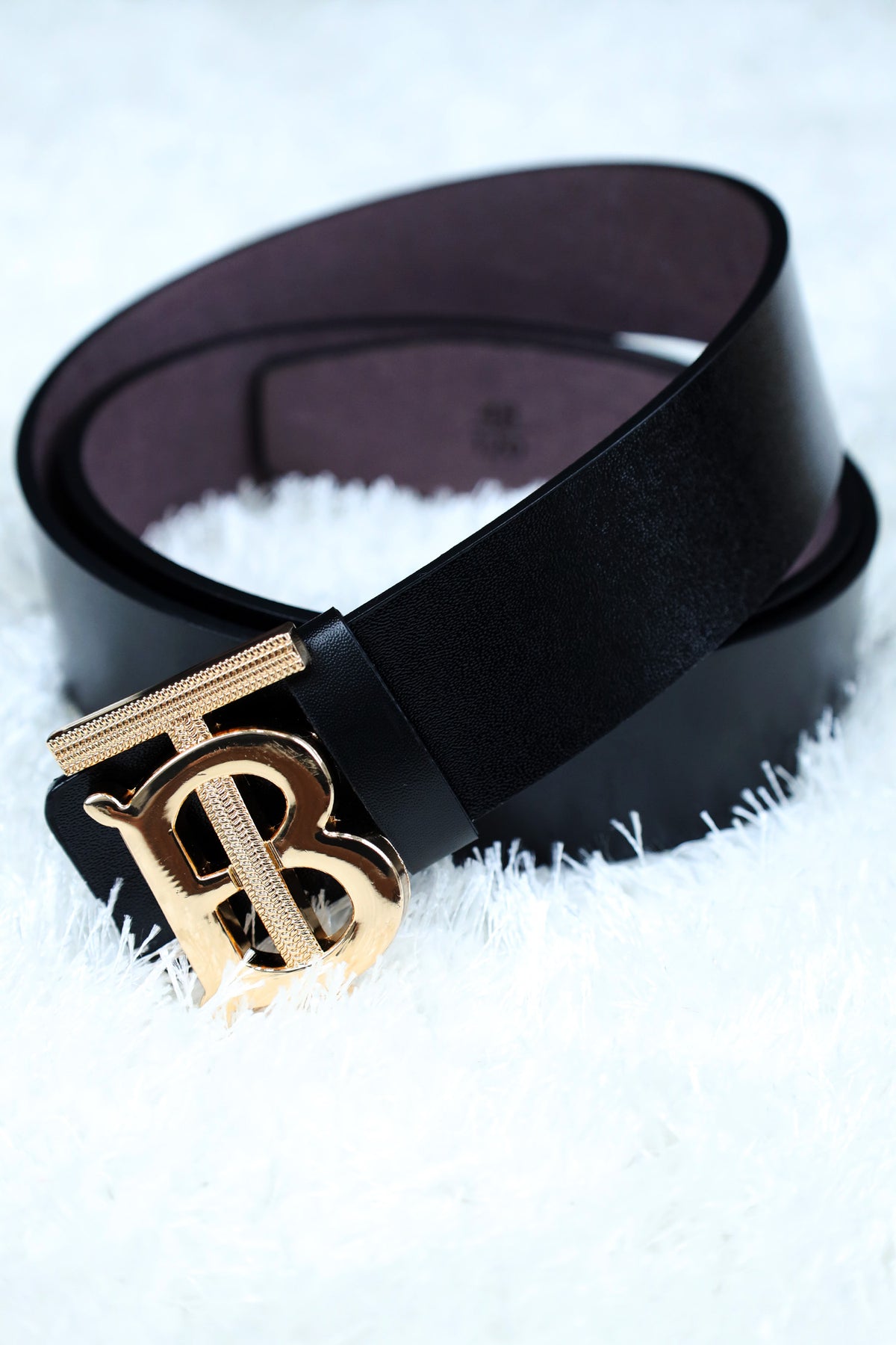Burbrry Metal Alloy Automatic Buckle Branded Belt